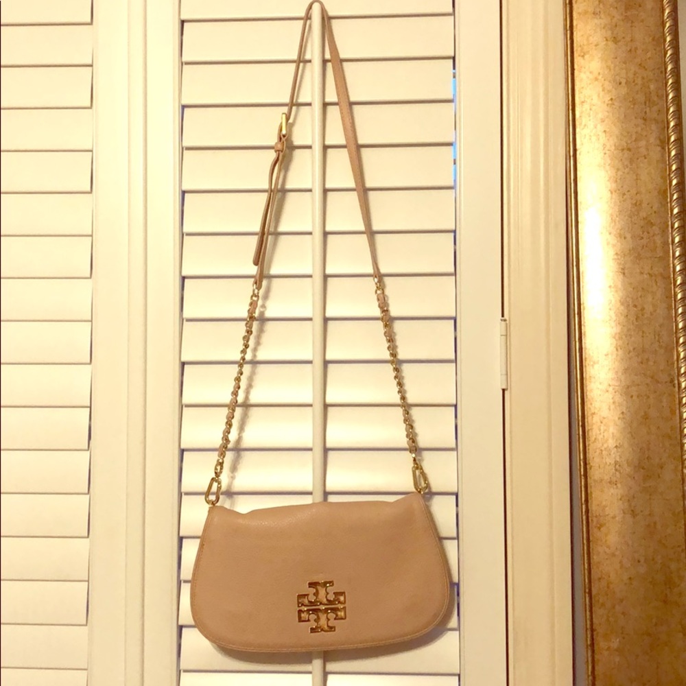Tory Burch light pink cross body